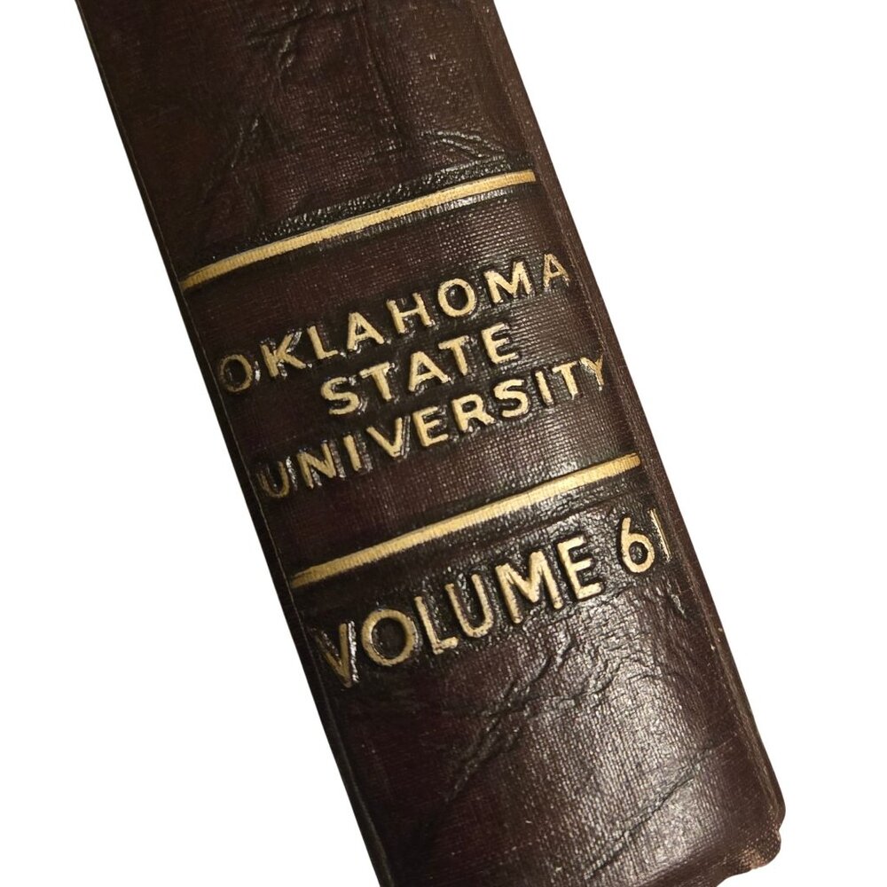 Oklahoma State University 1970 Yearbook OSU Volume 61 Hardcover AS IS READ
